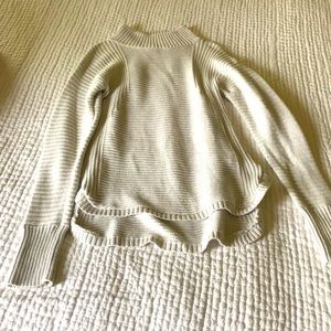 Cream long sweater. Large
